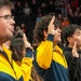 Future Sailors take part in oath of enlistment at NBA game