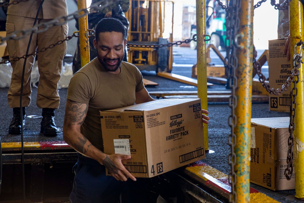 Abraham Lincoln conducts routine operations