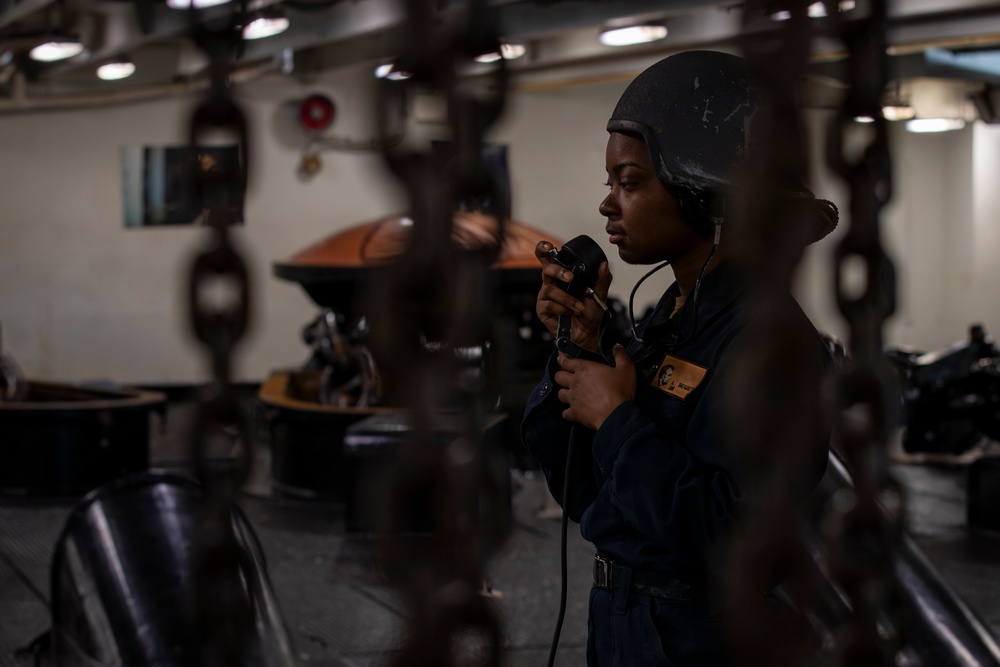 Abraham Lincoln conducts routine operations