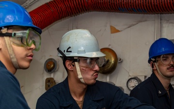 Abraham Lincoln conducts routine operations