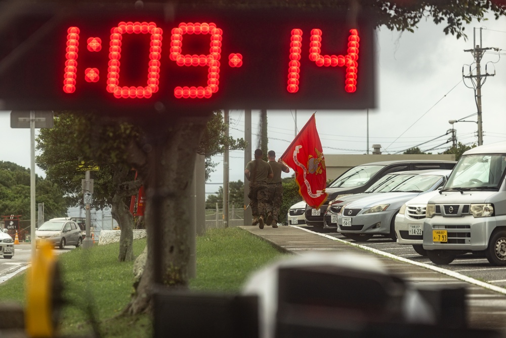 H&amp;HS Marines run 250 miles for 250th Marine Corps Birthday