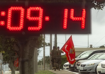 H&amp;HS Marines run 250 miles for 250th Marine Corps Birthday