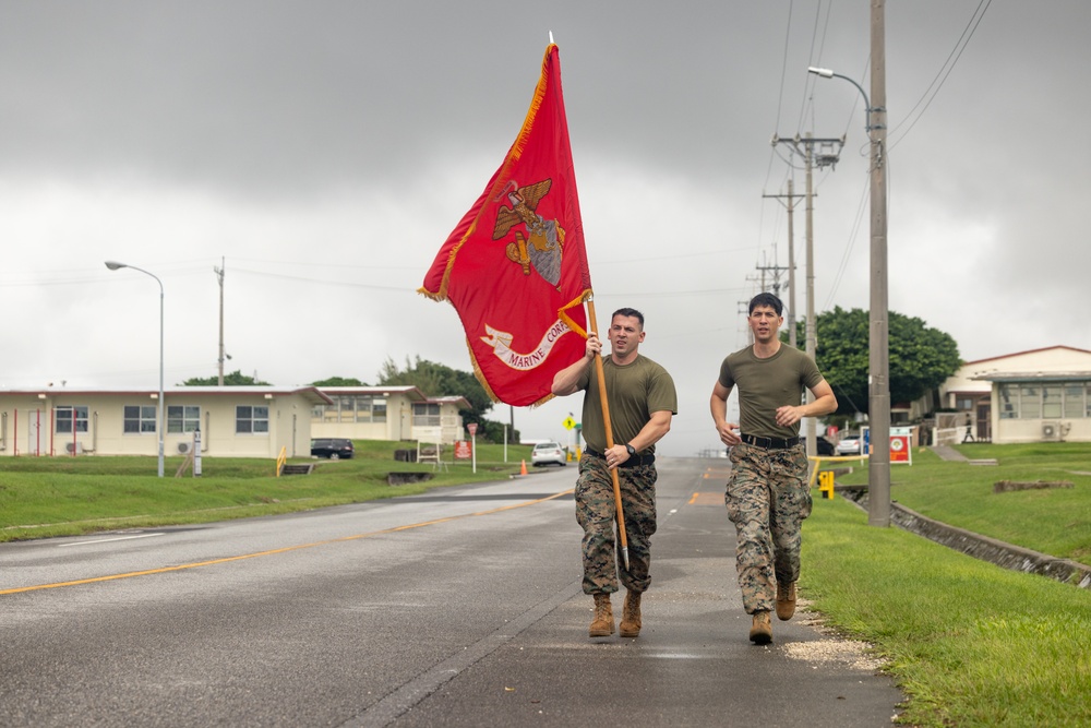H&amp;HS Marines run 250 miles for 250th Marine Corps Birthday