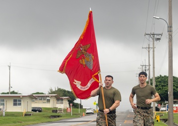 H&amp;HS Marines run 250 miles for 250th Marine Corps Birthday