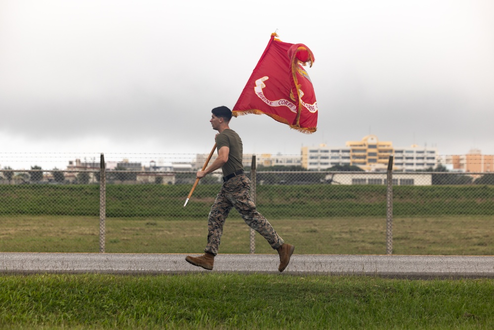 H&amp;HS Marines run 250 miles for 250th Marine Corps Birthday