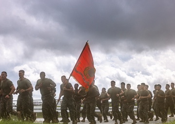 H&amp;HS Marines run 250 miles for 250th Marine Corps Birthday