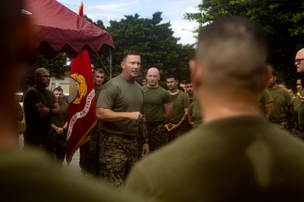 H&amp;HS Marines run 250 miles for 250th Marine Corps Birthday