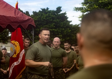 H&amp;HS Marines run 250 miles for 250th Marine Corps Birthday