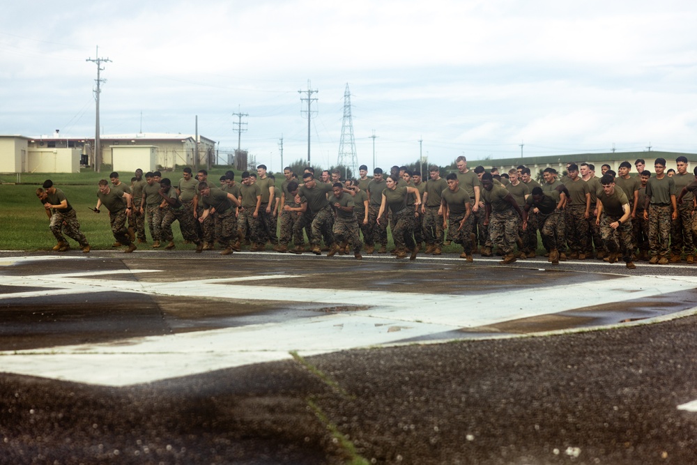 H&amp;HS Marines run 250 miles for 250th Marine Corps Birthday