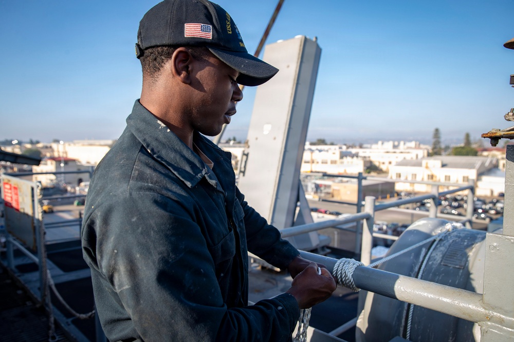 Abraham Lincoln conducts routine operations