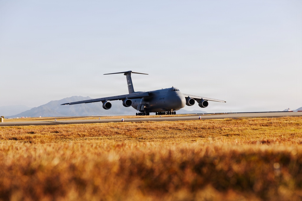 Connecting the globe: A C5M Super Galaxy lands at MCAS Iwakuni