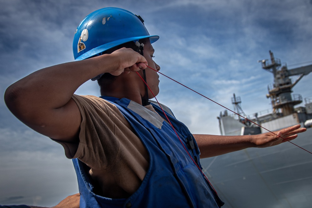 USS Gridley Replenishment-At-Sea