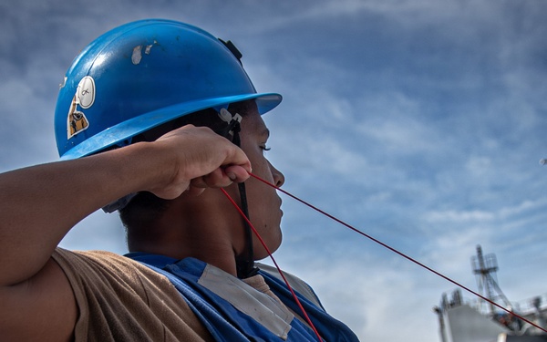 USS Gridley Replenishment-At-Sea