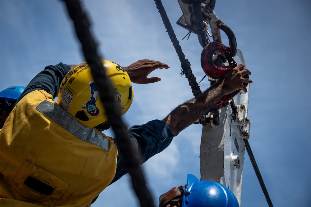 USS Gridley Replenishment-At-Sea