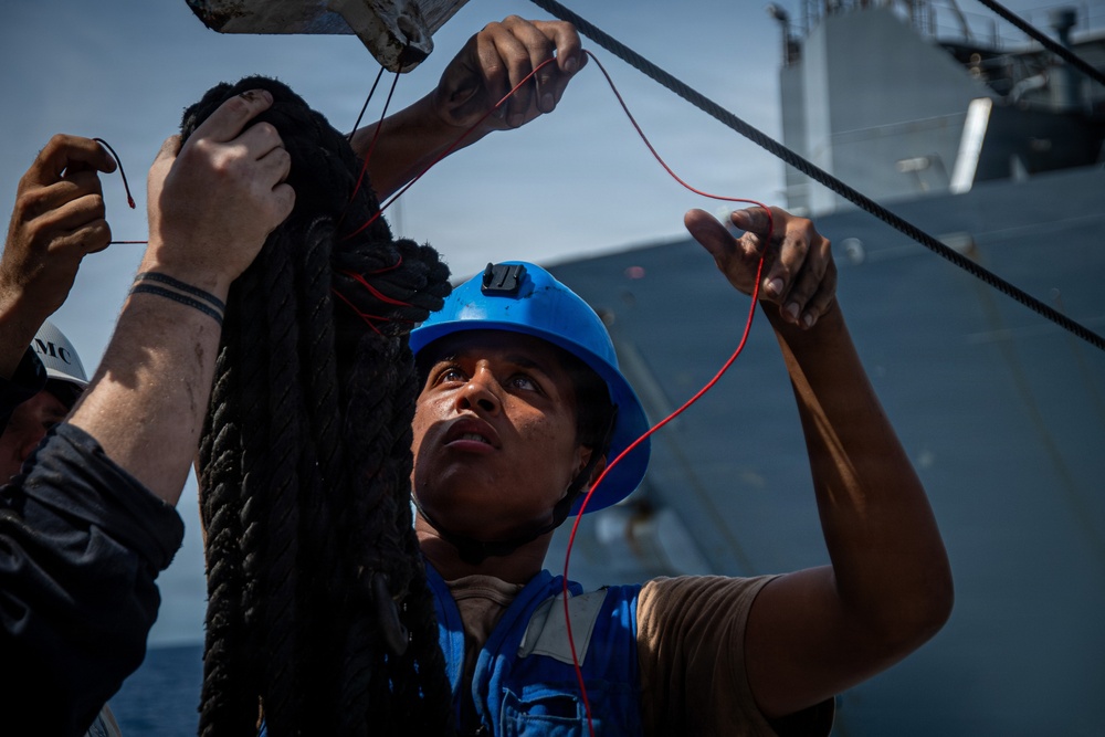 USS Gridley Replenishment-At-Sea