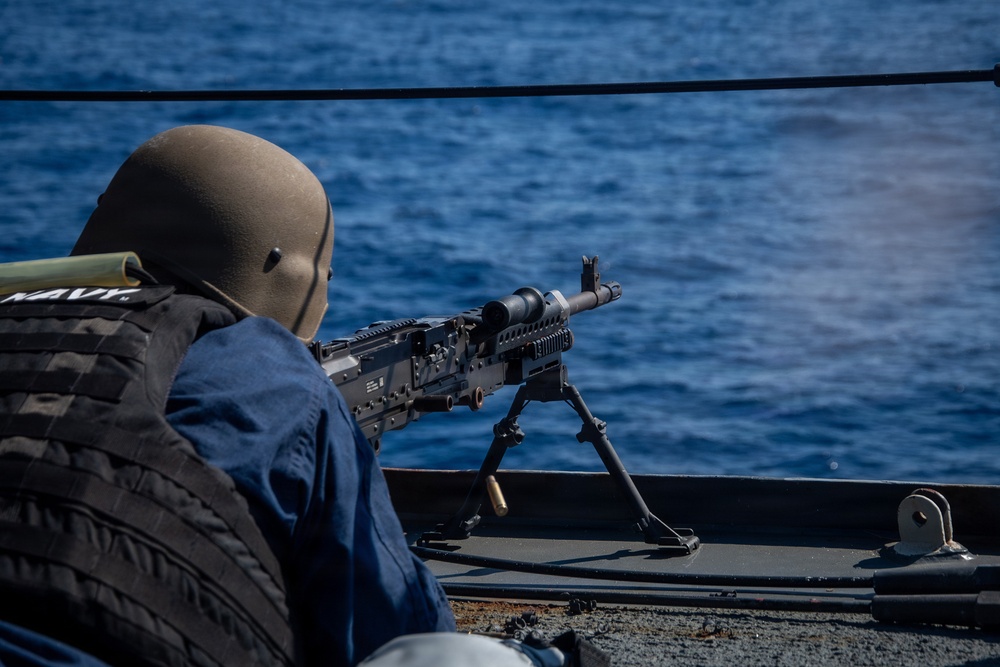 USS Gridley Live-Fire