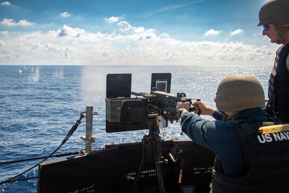 USS Gridley Live-Fire