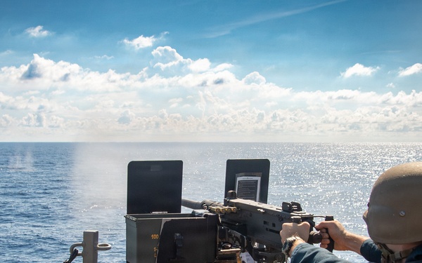 USS Gridley Live-Fire