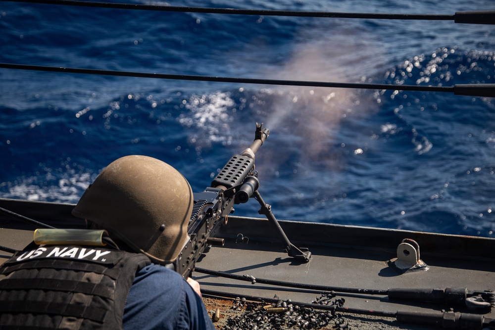 USS Gridley Live-Fire