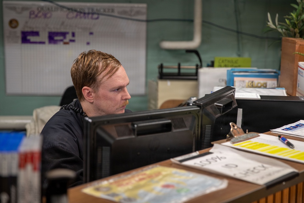 Abraham Lincoln conducts routine operations