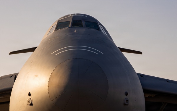 Connecting the globe: A C5M Super Galaxy lands at MCAS Iwakuni