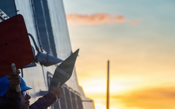USS Gridley Replenishment-At-Sea
