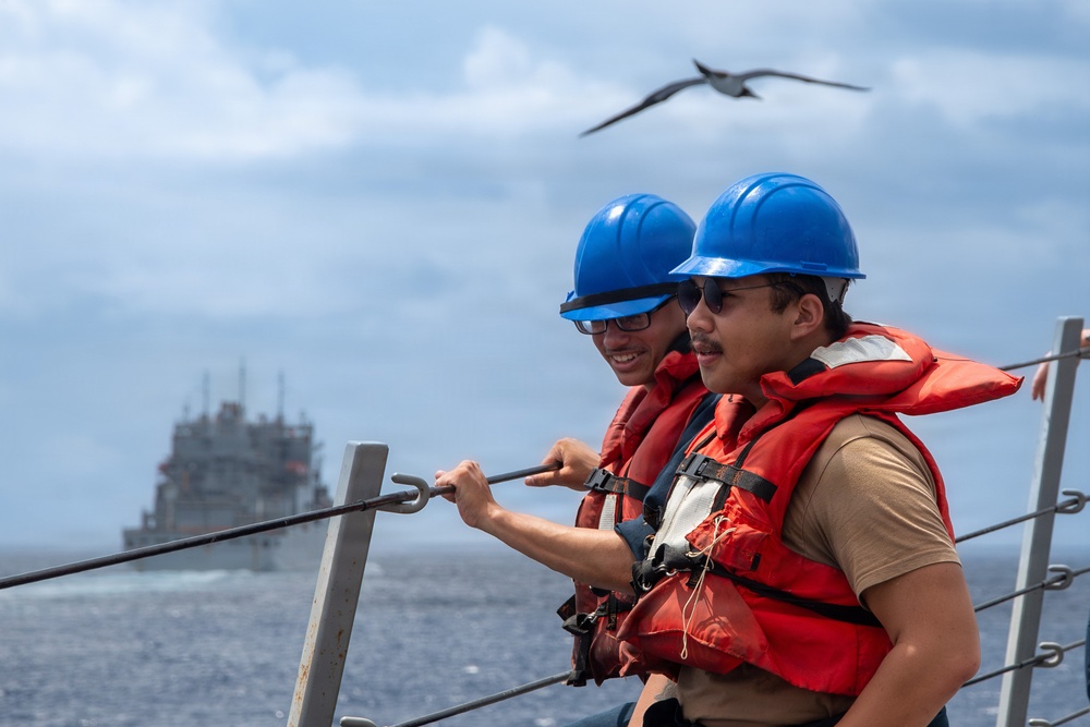 USS Gridley Replenishment-At-Sea