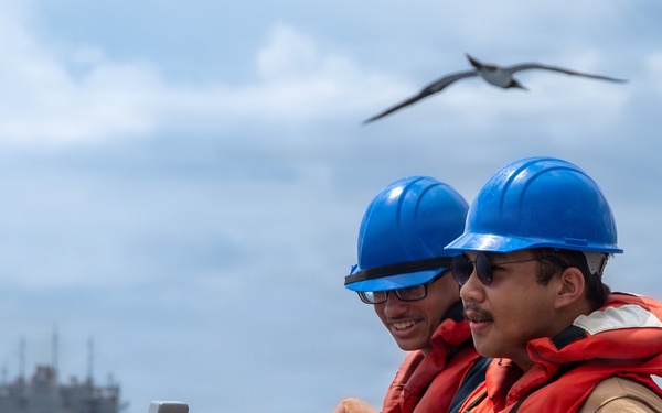 USS Gridley Replenishment-At-Sea