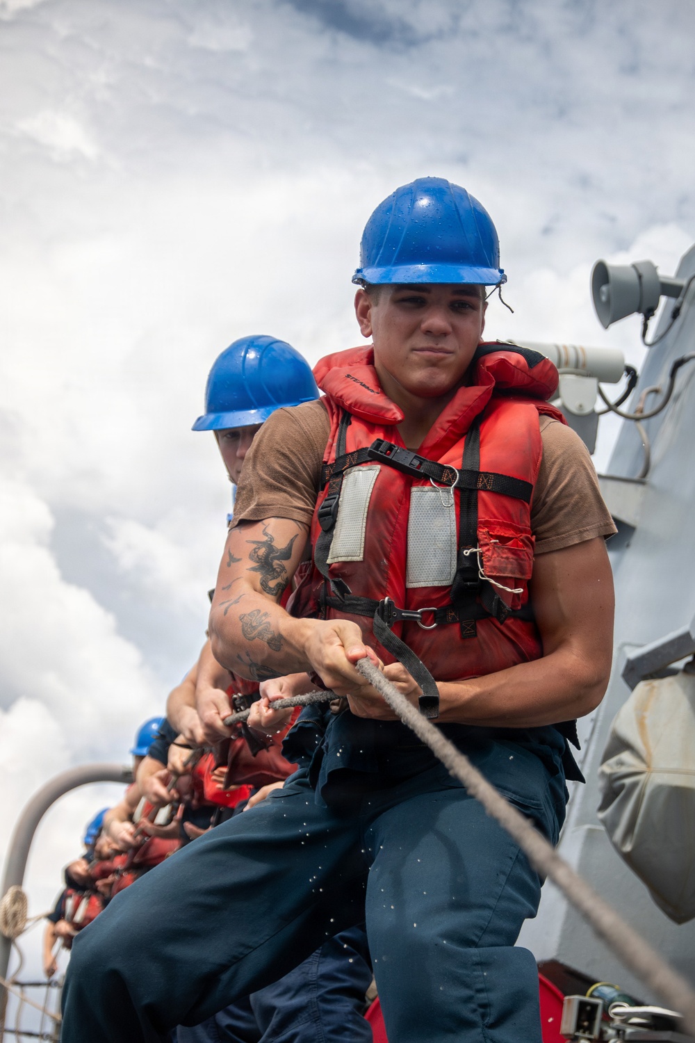 USS Gridley Replenishment-At-Sea