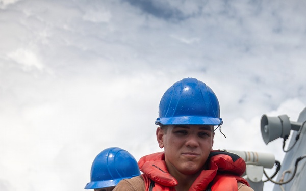 USS Gridley Replenishment-At-Sea