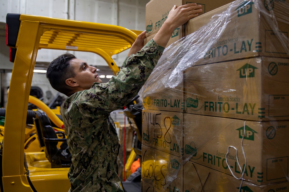 Abraham Lincoln conducts routine operations