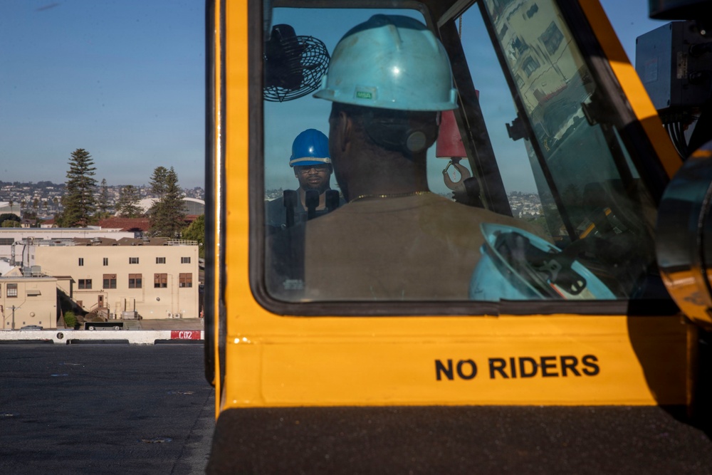 Abraham Lincoln conducts routine operations