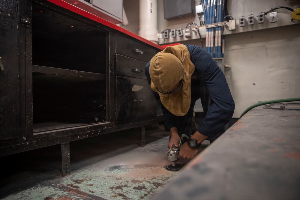 Abraham Lincoln conducts routine operations