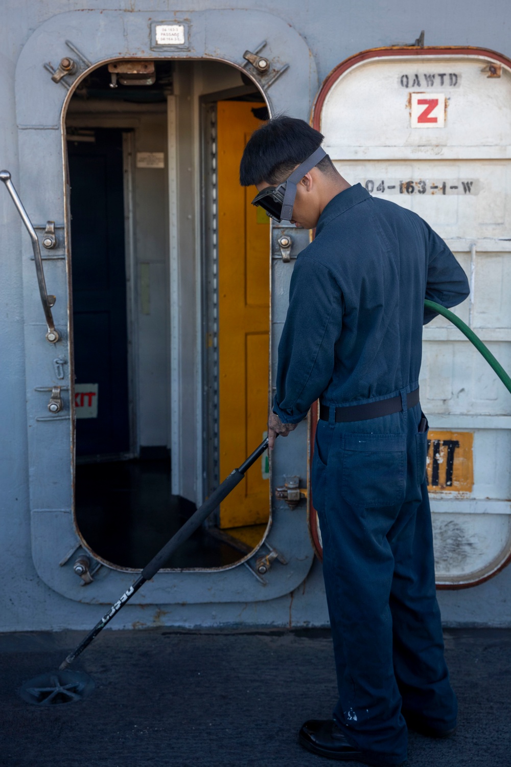 Abraham Lincoln conducts routine operations