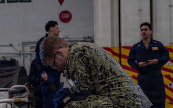 Abraham Lincoln conducts routine operations