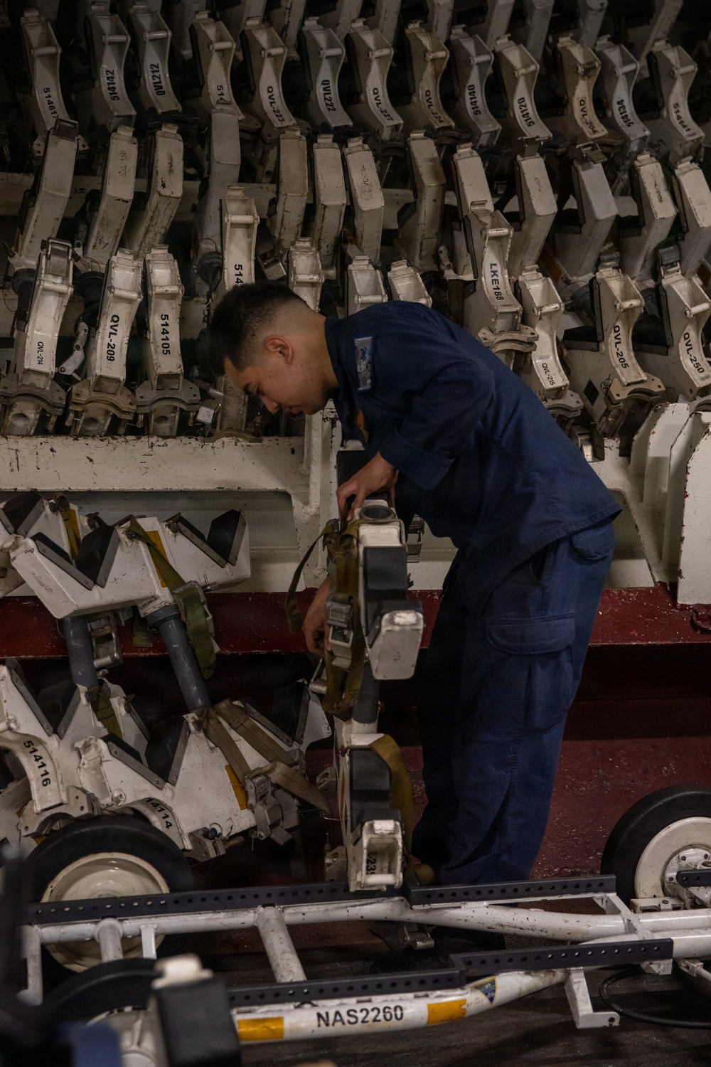 Abraham Lincoln conducts routine operations