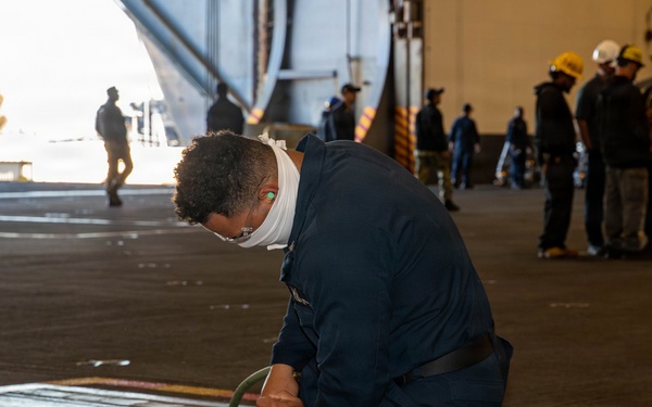 Abraham Lincoln conducts routine operations