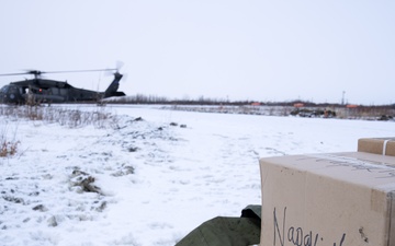 AKOM members deliver supplies to Napakiak during Operation Halong Response