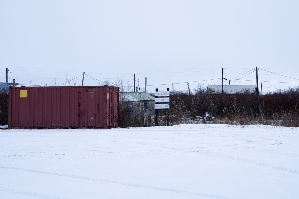 AKOM members deliver supplies to Napakiak during Operation Halong Response