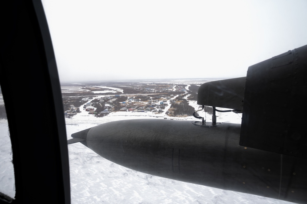 AKOM members deliver supplies to Napakiak during Operation Halong Response