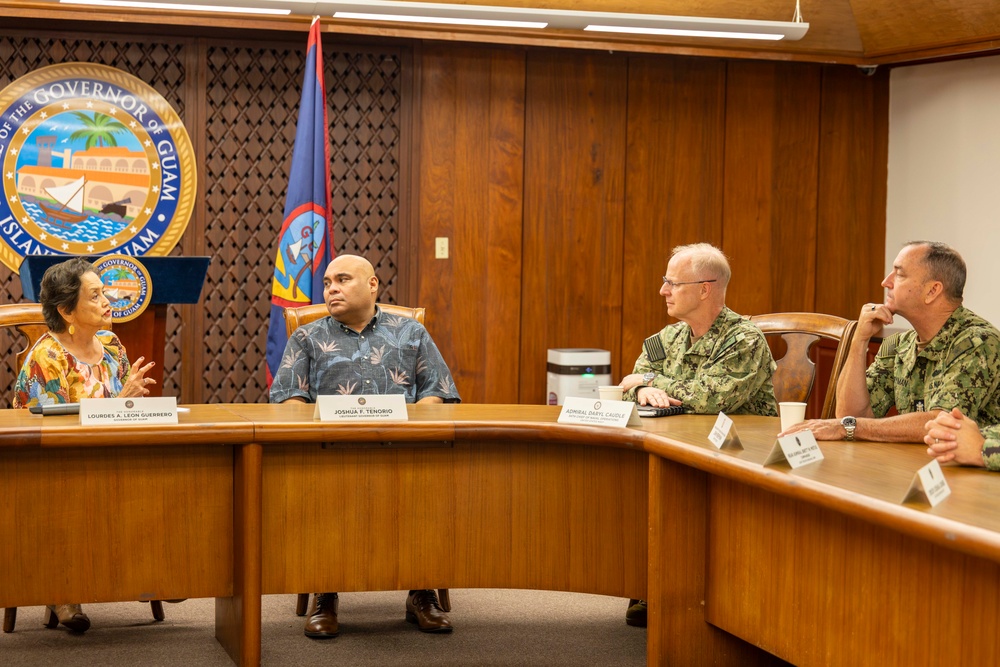 CNO, MCPON visit Guam