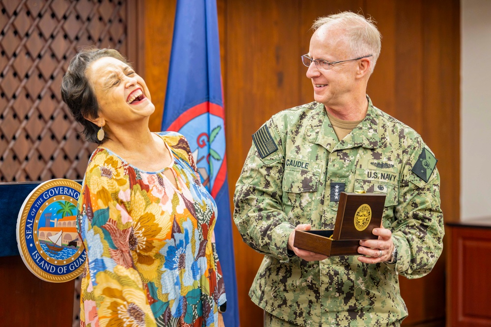 CNO, MCPON visit Guam