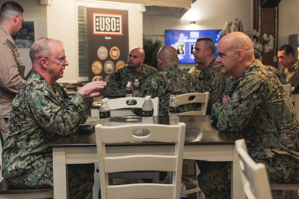 CNO, MCPON visit Guam