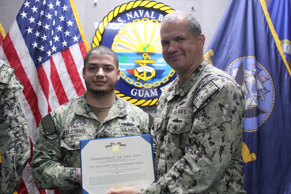 NBG Sailors Receive Awards