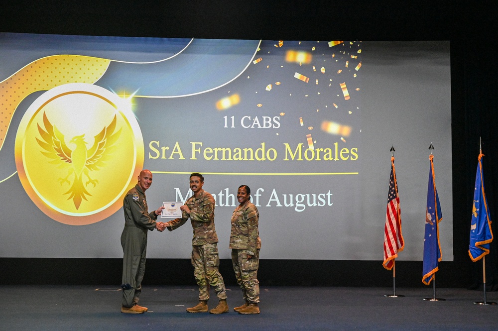 11th Air Task Force Hosts Third-Quarter Award Ceremony