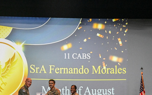 11th Air Task Force Hosts Third-Quarter Award Ceremony