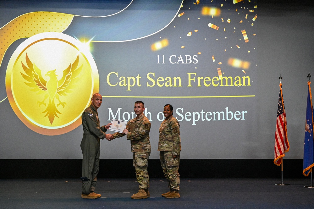 11th Air Task Force Hosts Third-Quarter Award Ceremony