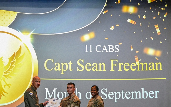 11th Air Task Force Hosts Third-Quarter Award Ceremony
