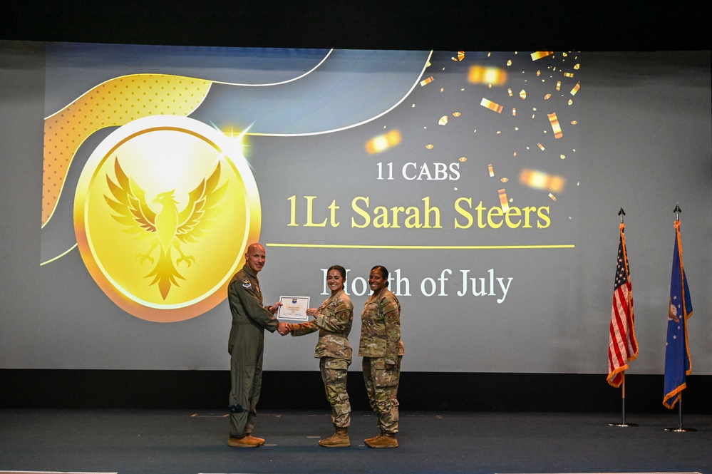 11th Air Task Force Hosts Third-Quarter Award Ceremony