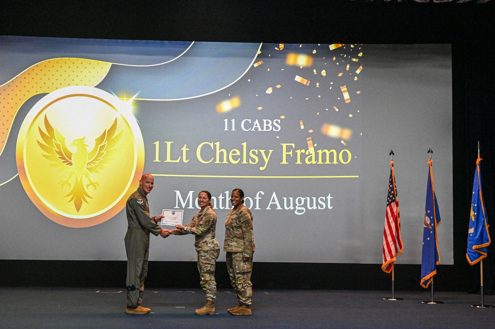 11th Air Task Force Hosts Third-Quarter Award Ceremony